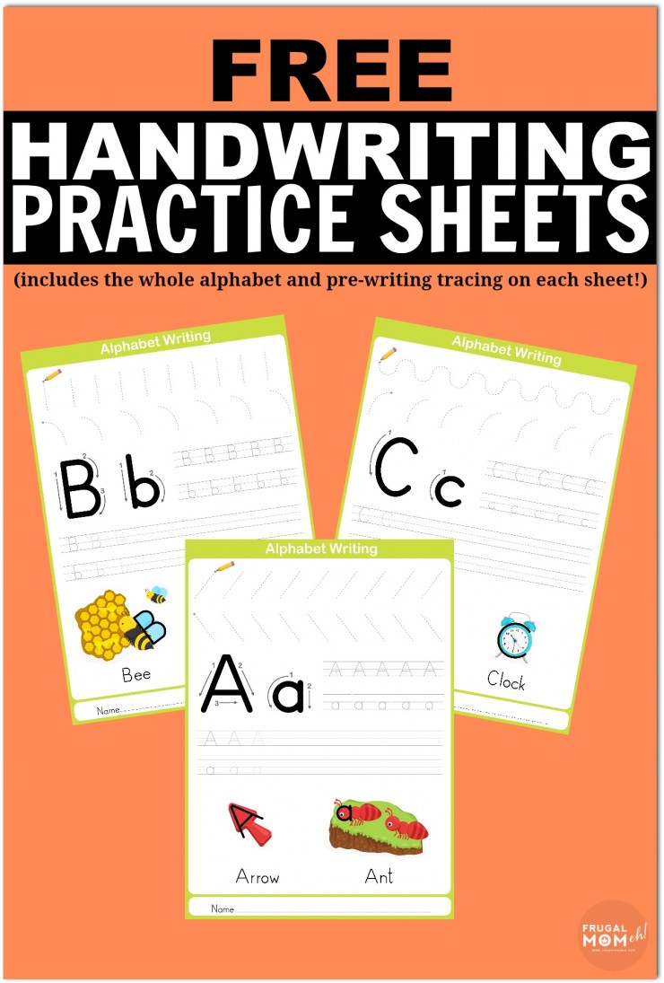 practice sheets for preschool writing activities