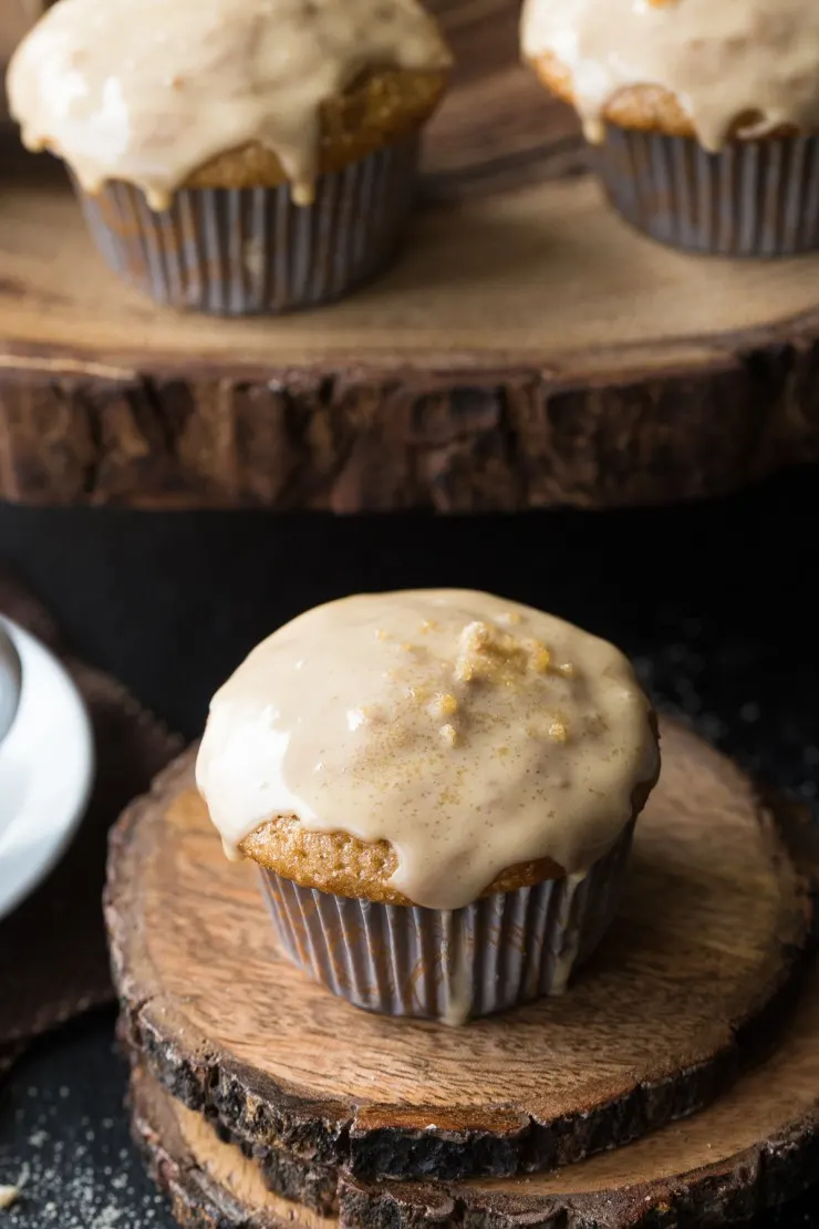 These Chai Tea Latte Cupcakes are deliciously sweet with just a hint of spice, reminiscent of an actual Chai Tea Latte - my favourite coffee house drink. This recipe is super easy as it uses cake mix but you could also use your favourite white cupcake recipe instead.