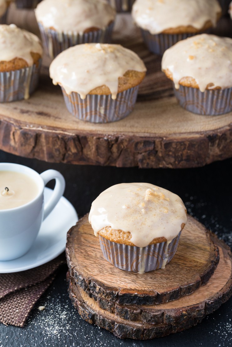 These Chai Tea Latte Cupcakes are deliciously sweet with just a hint of spice, reminiscent of an actual Chai Tea Latte - my favourite coffee house drink. This recipe is super easy as it uses cake mix but you could also use your favourite white cupcake recipe instead.