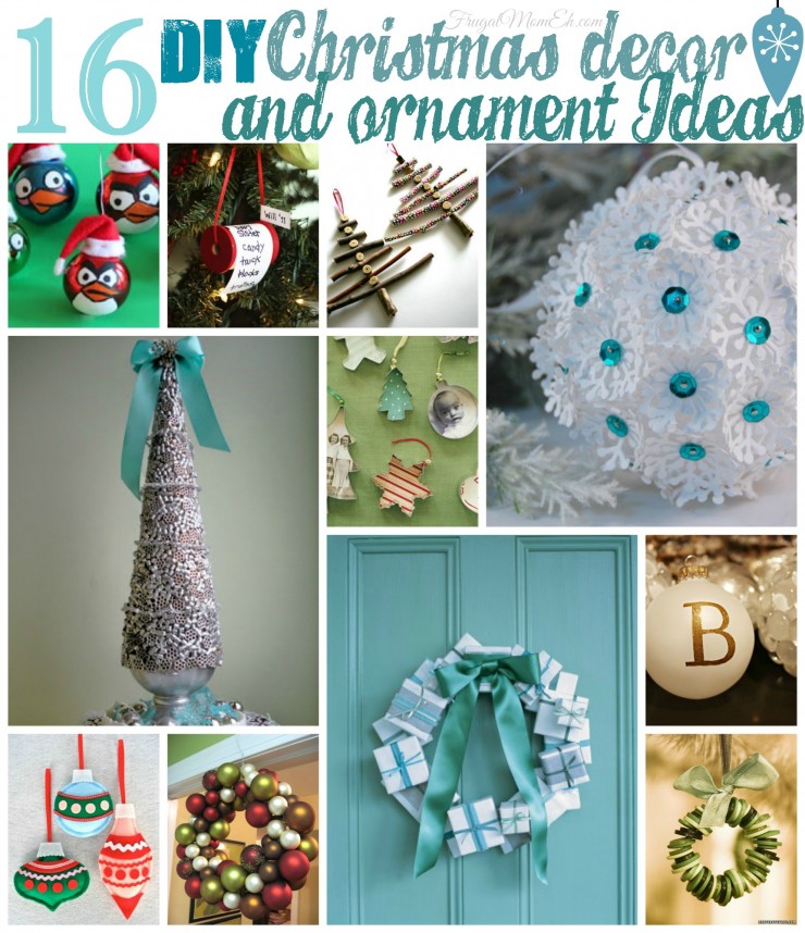 16 Diy Christmas Decor And Ornament Ideas Frugal Mom Eh - Diy Christmas Room Decor