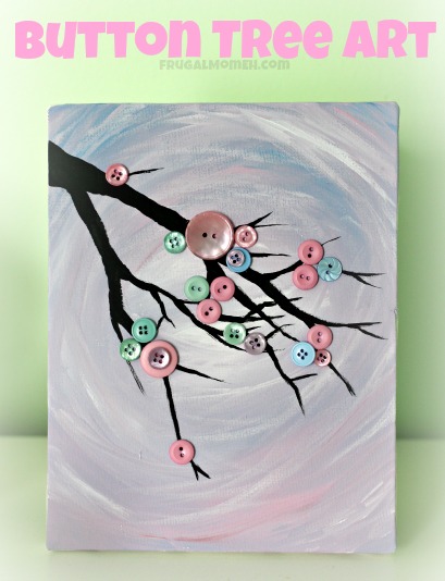 Button Tree Art