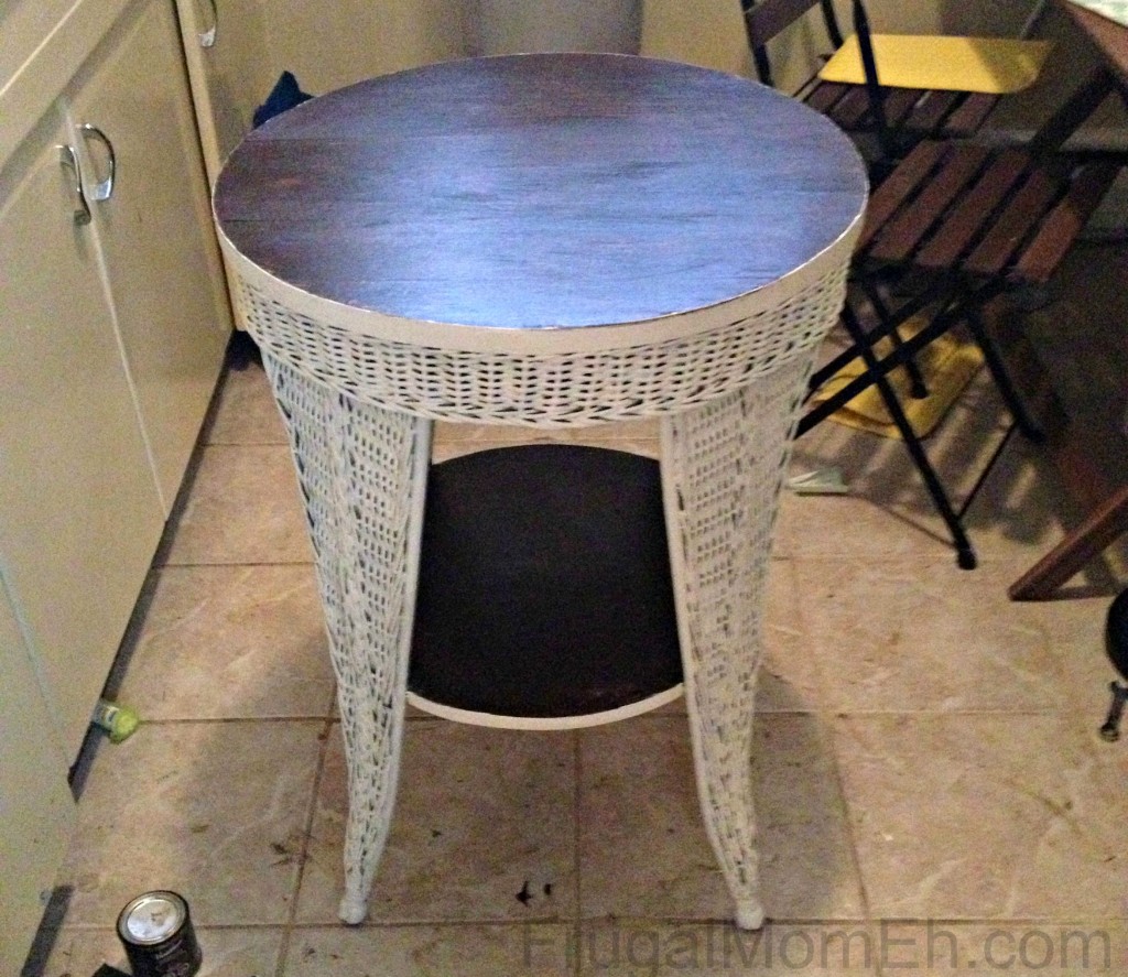 DIY Antique Wicker Table Restoration Tutorial