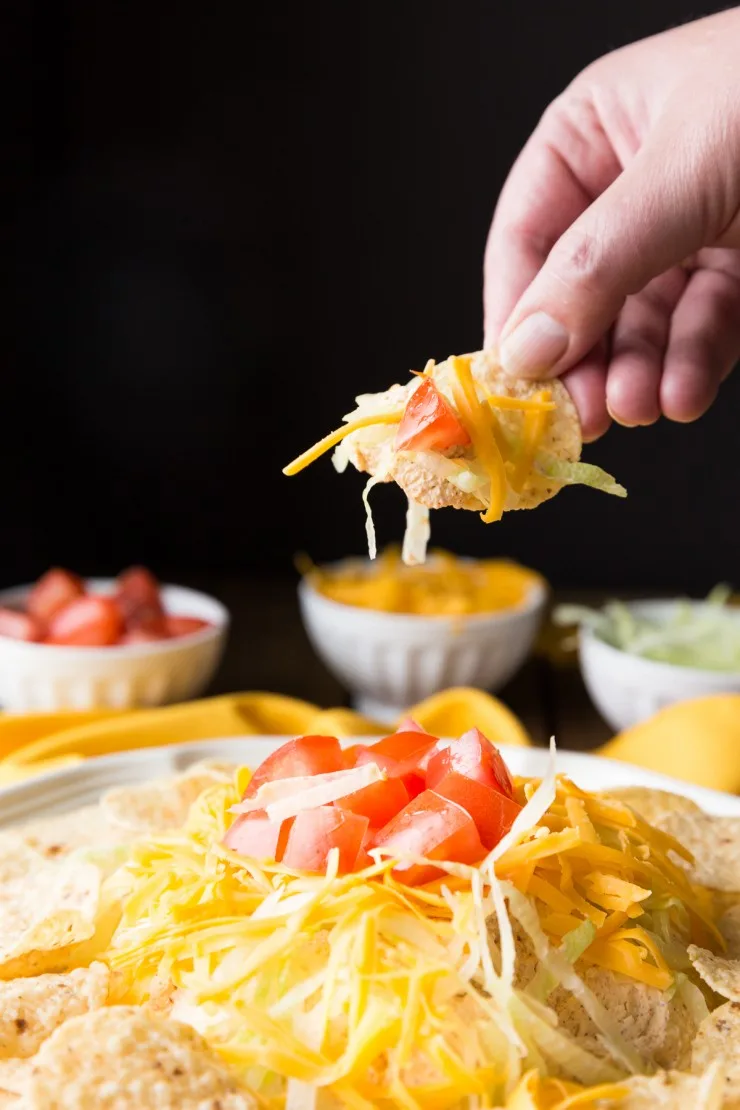  This Mexi-Casa cheese dip has been a family favourite since I was a kid. It is like a taco redone as a cheese ball topped with all the fixings you might dress your taco up in. It's a fabulous appetizer for any party or family get-together. 