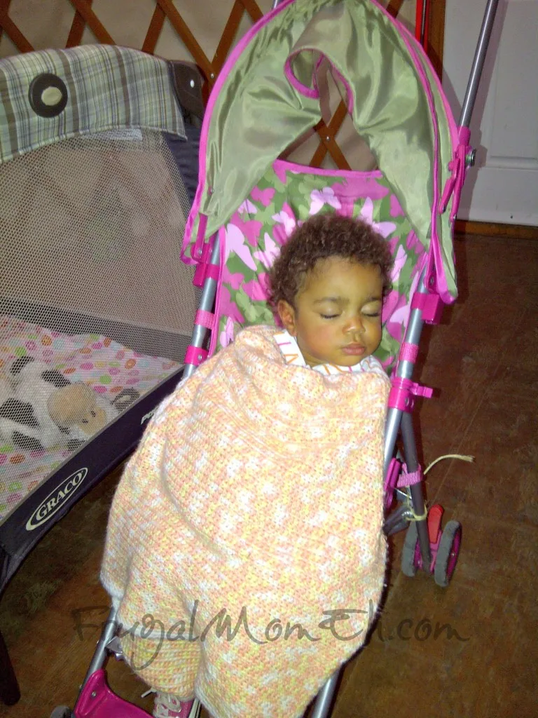 Asleep in Stroller
