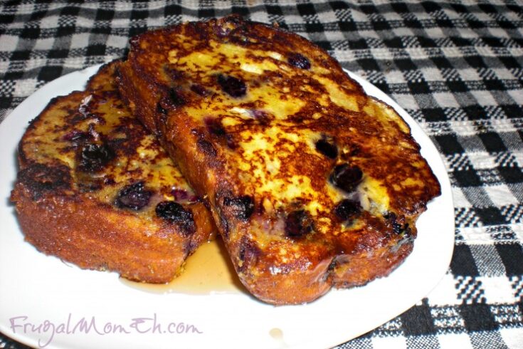 Blueberry Muffin Bread French Toast