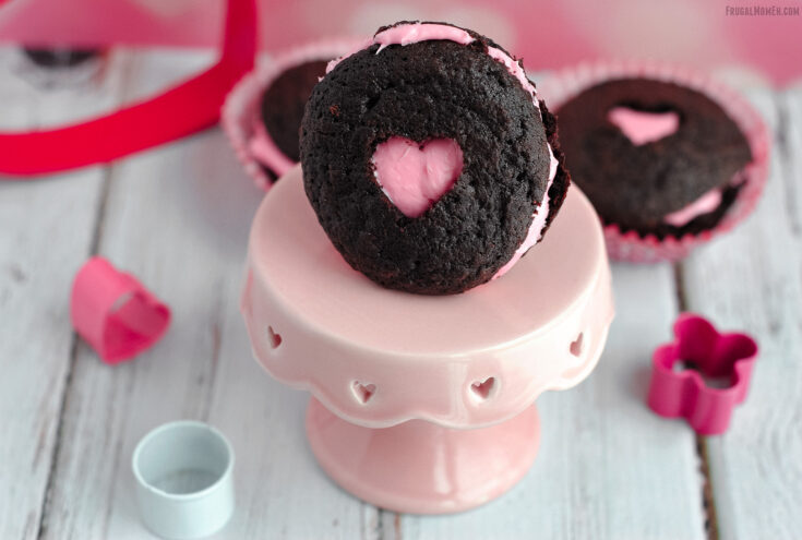 Valentine's Day Cupcakes with Raspberry Buttercream
