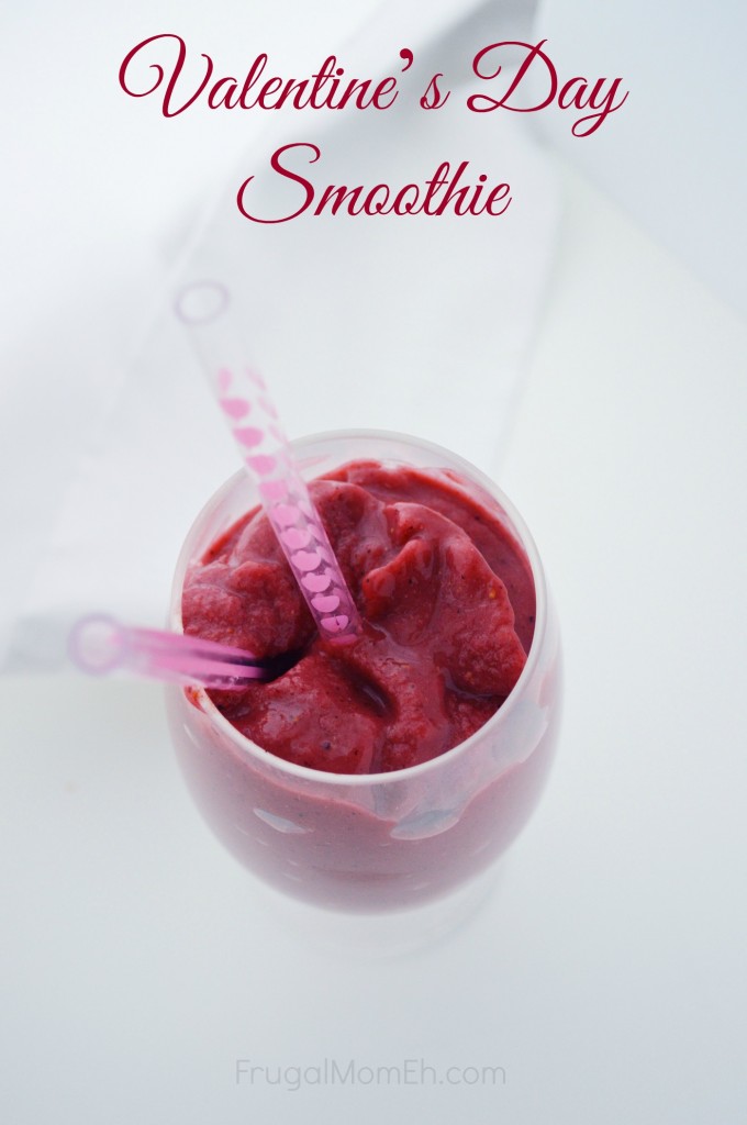Love your heart with this super healthy Valentine’s Day Smoothie made with berries and fruit. Dairy Free!