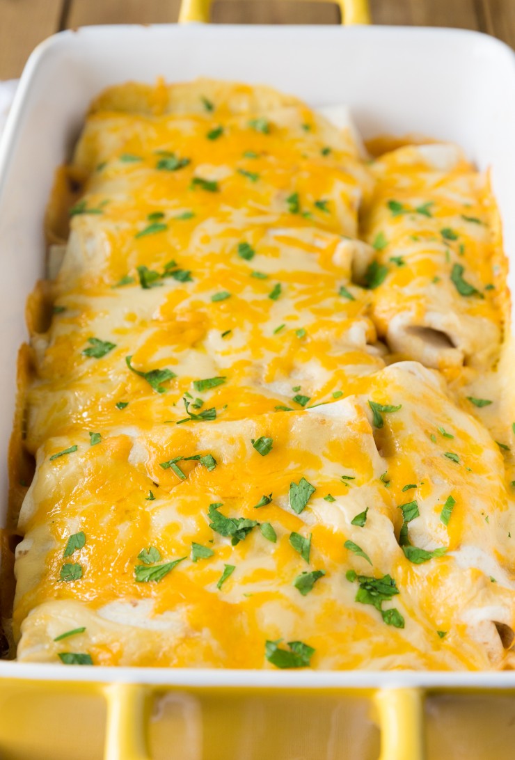 This is a delicious recipe my family has made for years.  An easy dinner filled with delicious cheese sauce and chicken.  The best part is that it is inexpensive and can be made ahead of time and reheated.  Plus, it freezes well too!