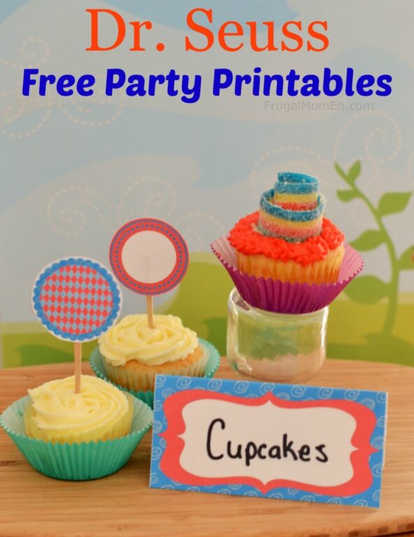Dr Seuss Free Party Printables - Frugal Mom Eh!