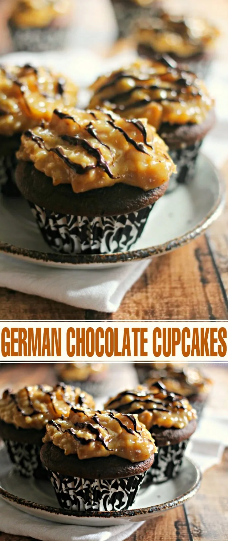 German Chocolate Cupcakes are a delicious chocolate dessert, you will find yourself baking this cupcake recipe over and over again!