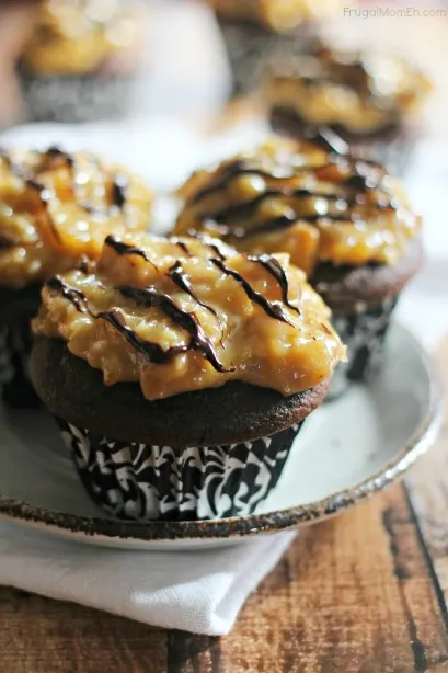 German Chocolate Cupcakes are a delicious chocolate dessert you will find yourself baking over and over again!