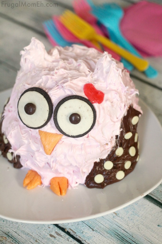This Owl Smash Cake is an adorable first birthday cake perfect for a 1st birthday party or a cake smash photography session!