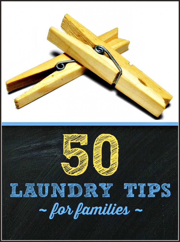 50 Laundry Tips for Families