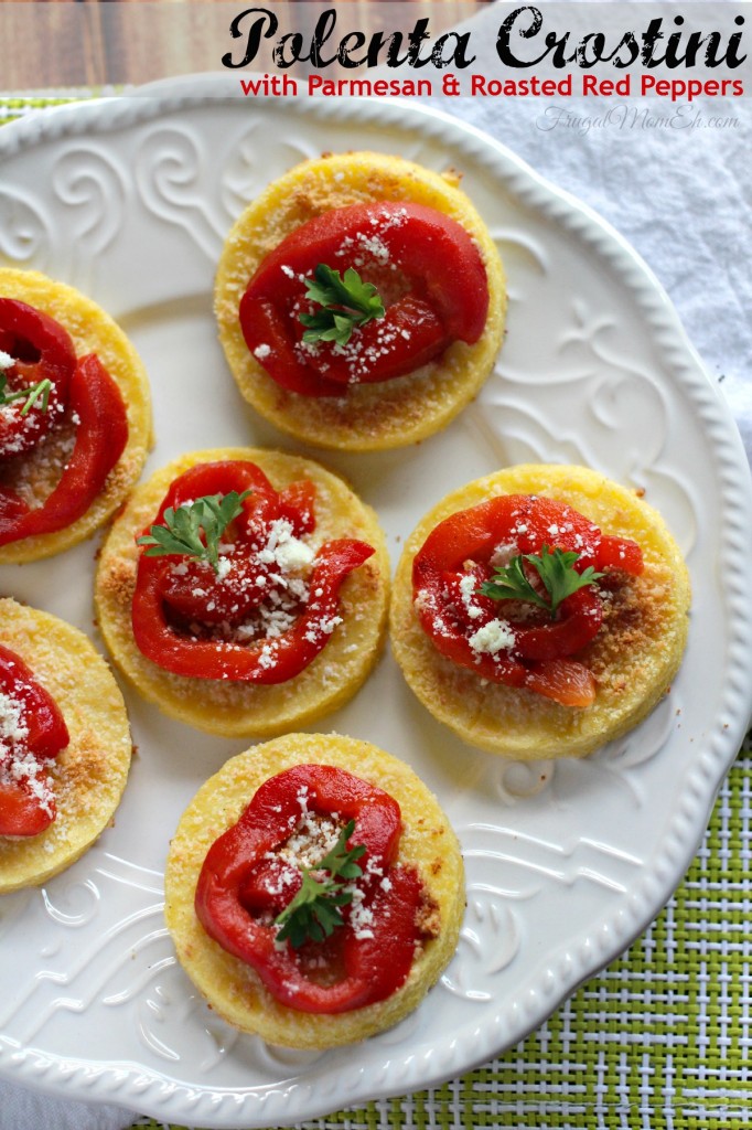 Polenta Crostini topped 3 Ways - This is a unique and gluten free appetizer; perfect party food!
