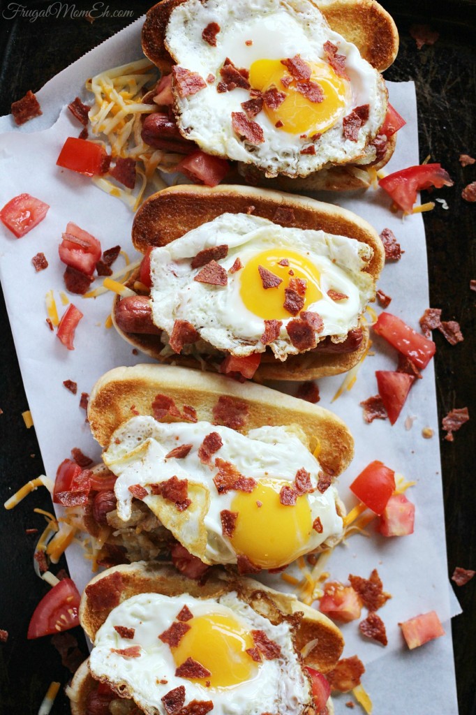 The Ultimate Breakfast Hotdog is a fully loaded hotdog with ingredients that makes it perfect for breakfast, brunch, lunch and even dinner. 