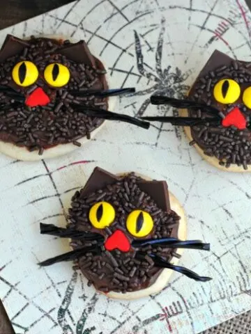 Halloween Kitty Cookies