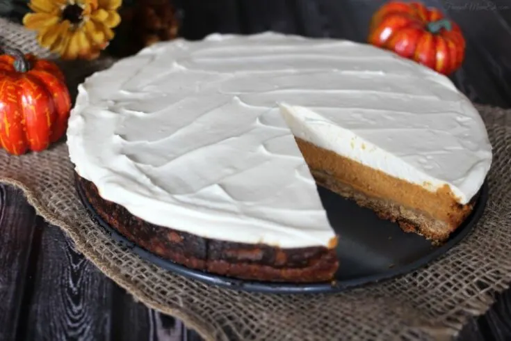 Layered Maple Pumpkin Cheesecake Pie