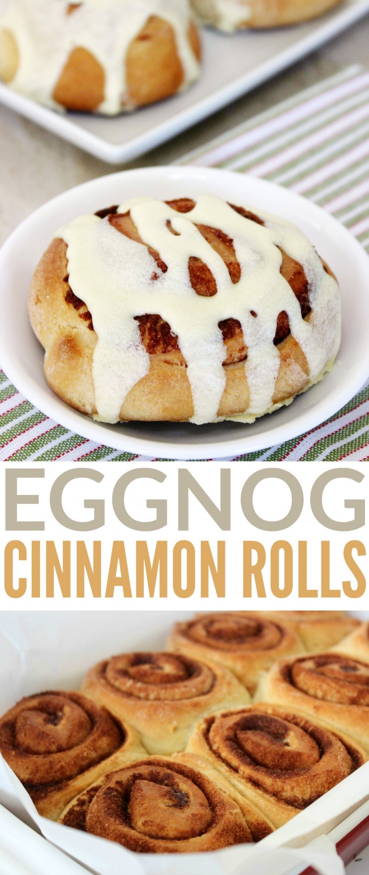 his recipe for Eggnog Cinnamon Rolls is a special treat for those who love eggnog. Enjoy all the flavour of the special holiday beverage in warm and sweet cinnamon roll.