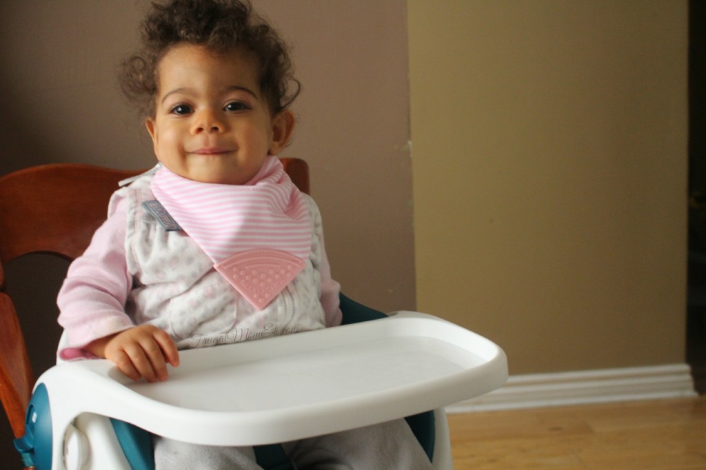Baby Essentials: Cheeky Chompers Neckerchew & Mamas & Papas Baby Bud Booster Seat