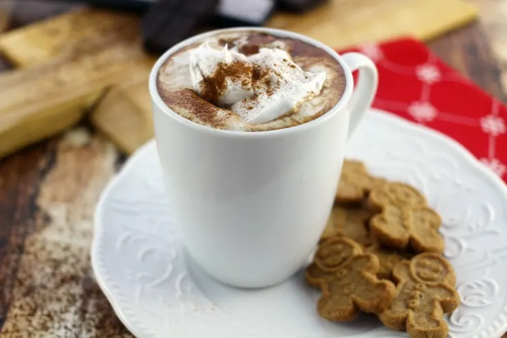 Hot Chocolate and Gingerbread are two treats that seem synonymous with winter. This recipe brings the two together in one seriously delicious treat that melds hot chocolate with all the flavours of gingerbread.