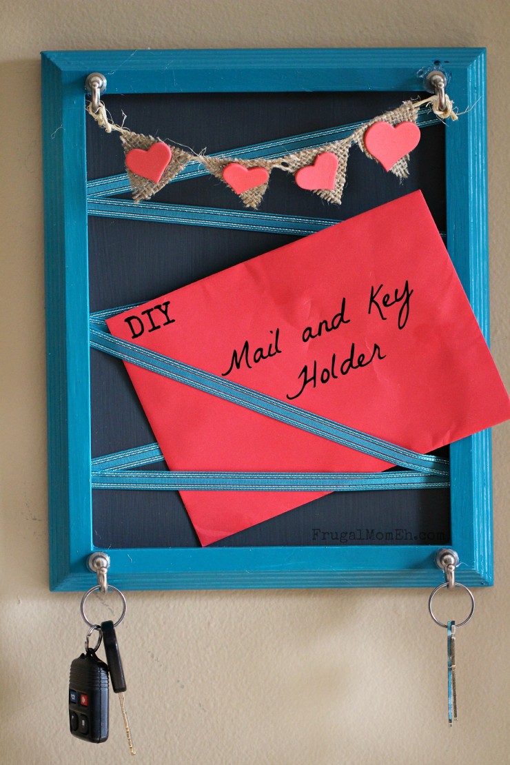 DIY Mail and Key Holder