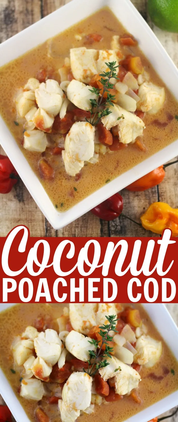 This coconut poached cod is inspired by Jamaican “Rundown” - Thai Kitchen Coconut Milk makes this recipe quick and easy-to-make.