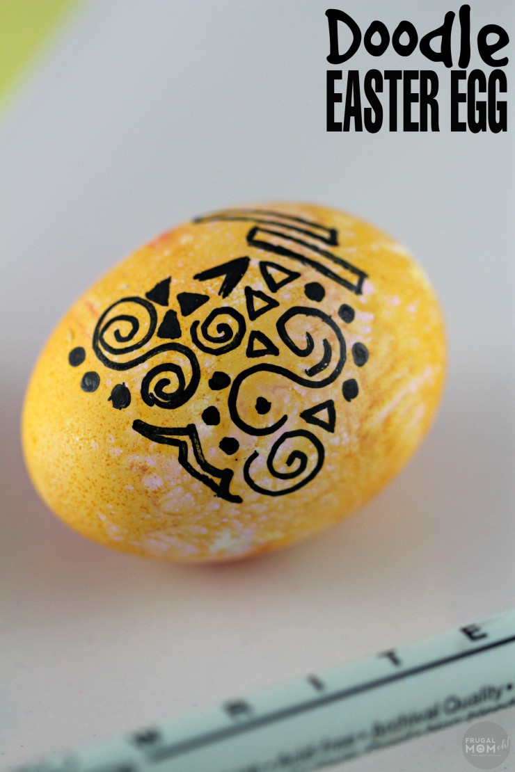 Harness your inner kid with these Doodle Easter Eggs for a a fun and easy creative twist on this diy seasonal classic!