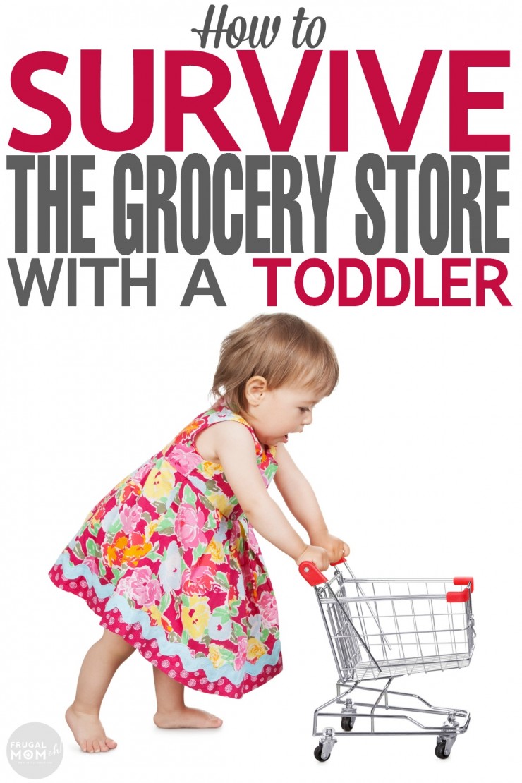 How to Survive the Grocery Store with a Toddler with these great parenting tips and advice!