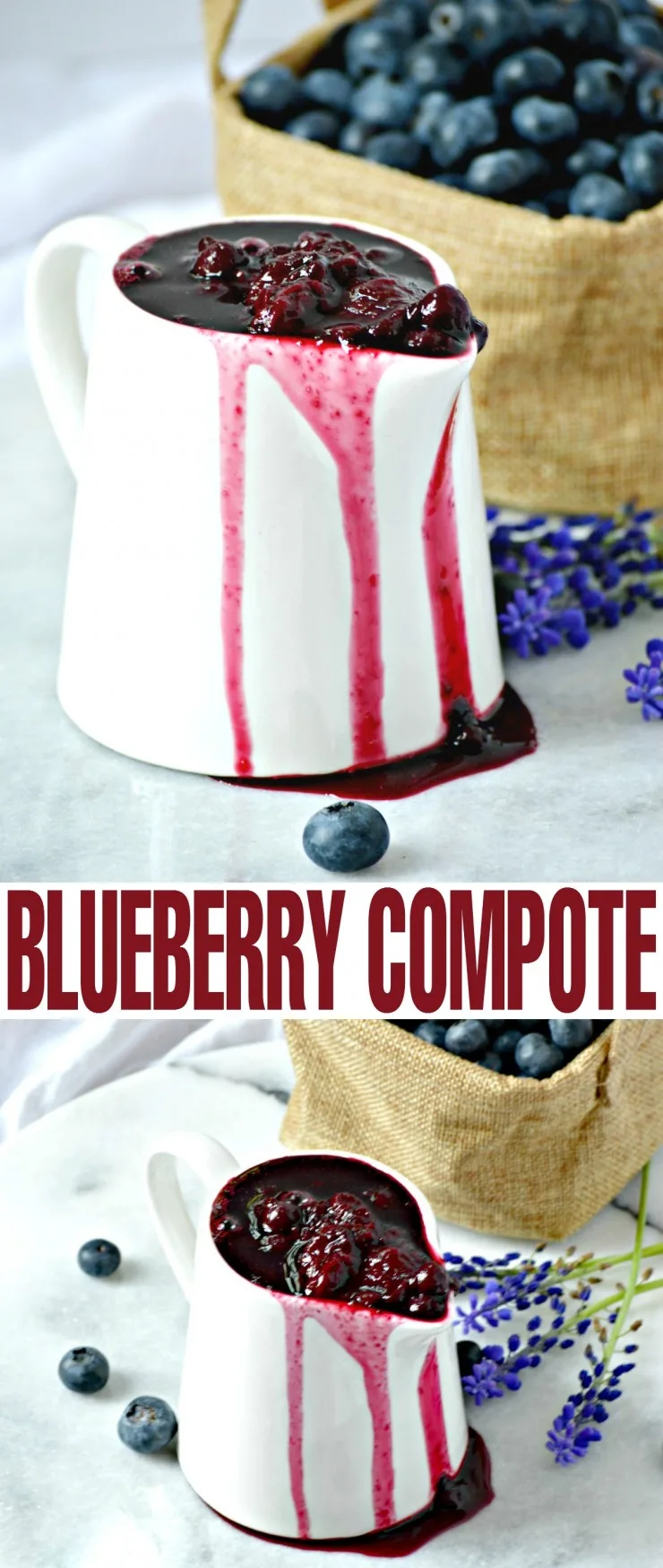 This Blueberry Compote recipe is perfect served over pancakes, ice cream, yoghurt, pound cake, cheesecake. The options are as endless as they are delicious!