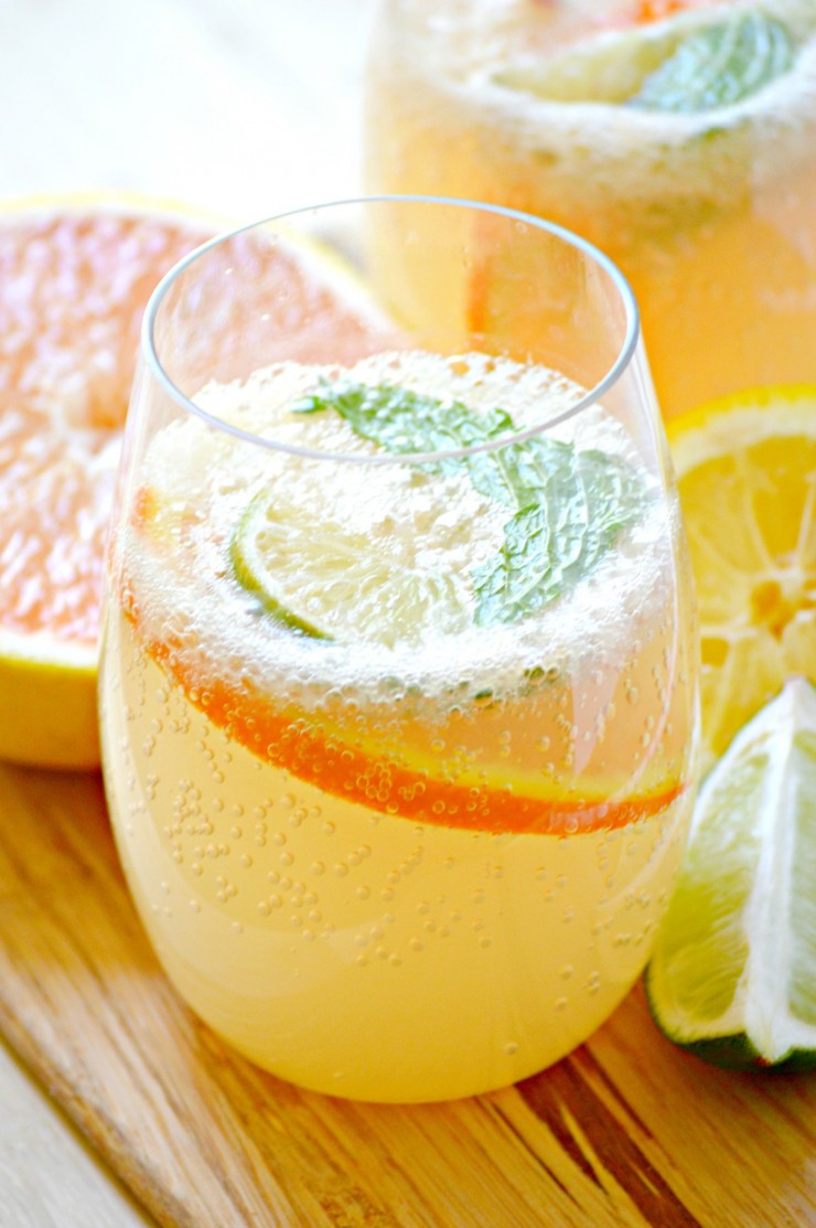 This Grapefruit Mojito Mocktail is a delightful citrus virgin drink that is sure to please all summer long.