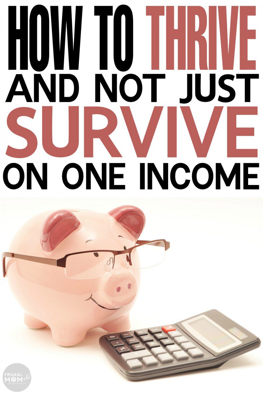 How to Thrive and Not Just Survive on ONE Income - Frugal Mom Eh!