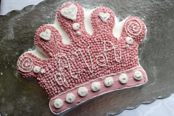  Princess Crown Cake Tutorial for your baby girl and her princess birthday party! 