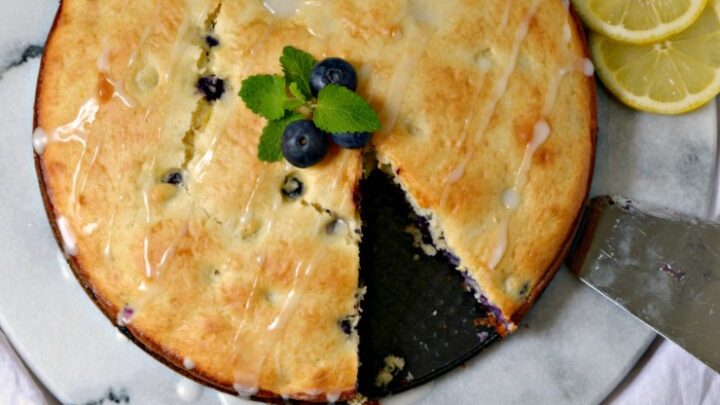 Blueberry Muffin Coffee Cake • Freutcake