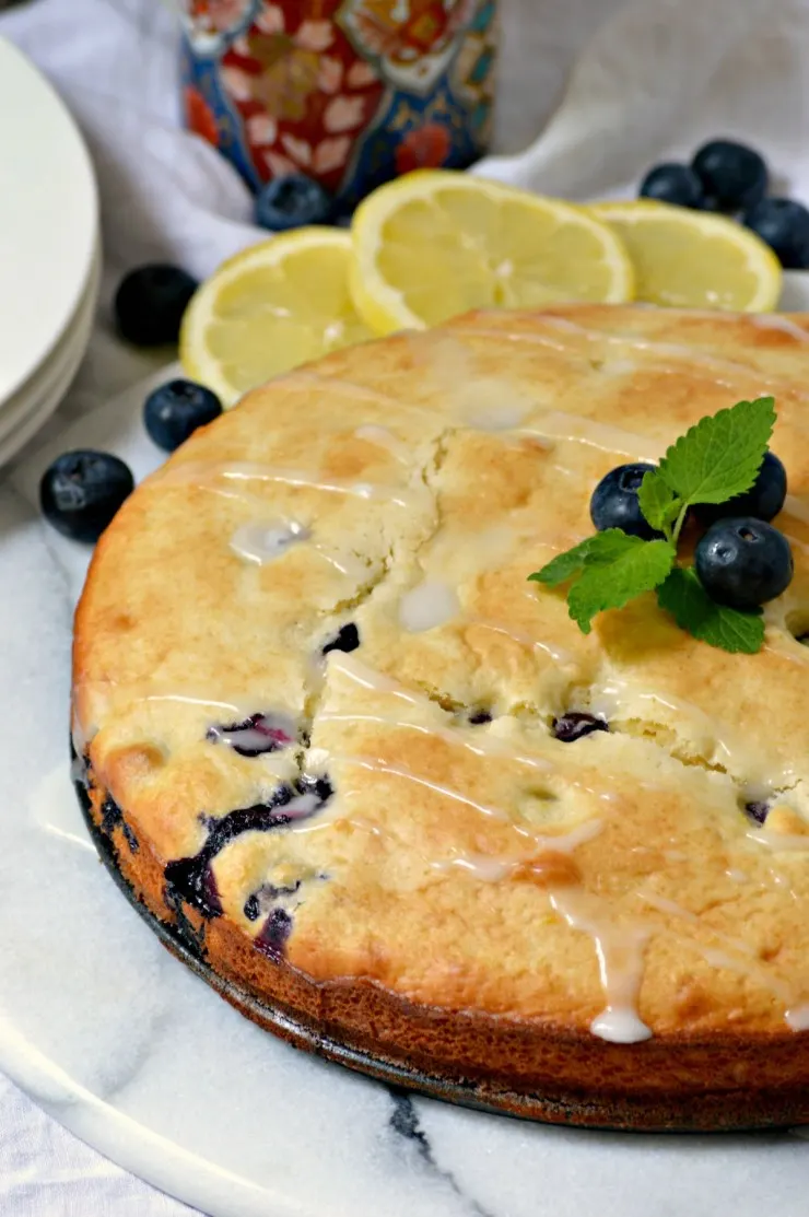 This Blueberry Lemon Coffee Cake recipe is loaded with flavour - it's a dessert everyone just loves!