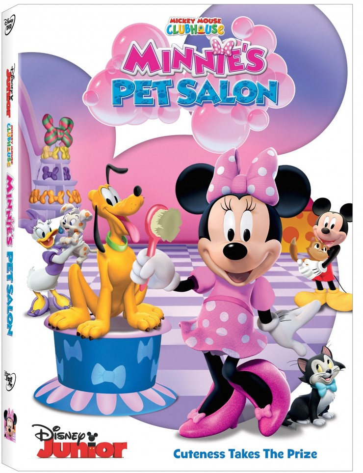  In Minnie's Pet Salon, Minnie’s sparkling new Pet Salon is open for business…and adventure.