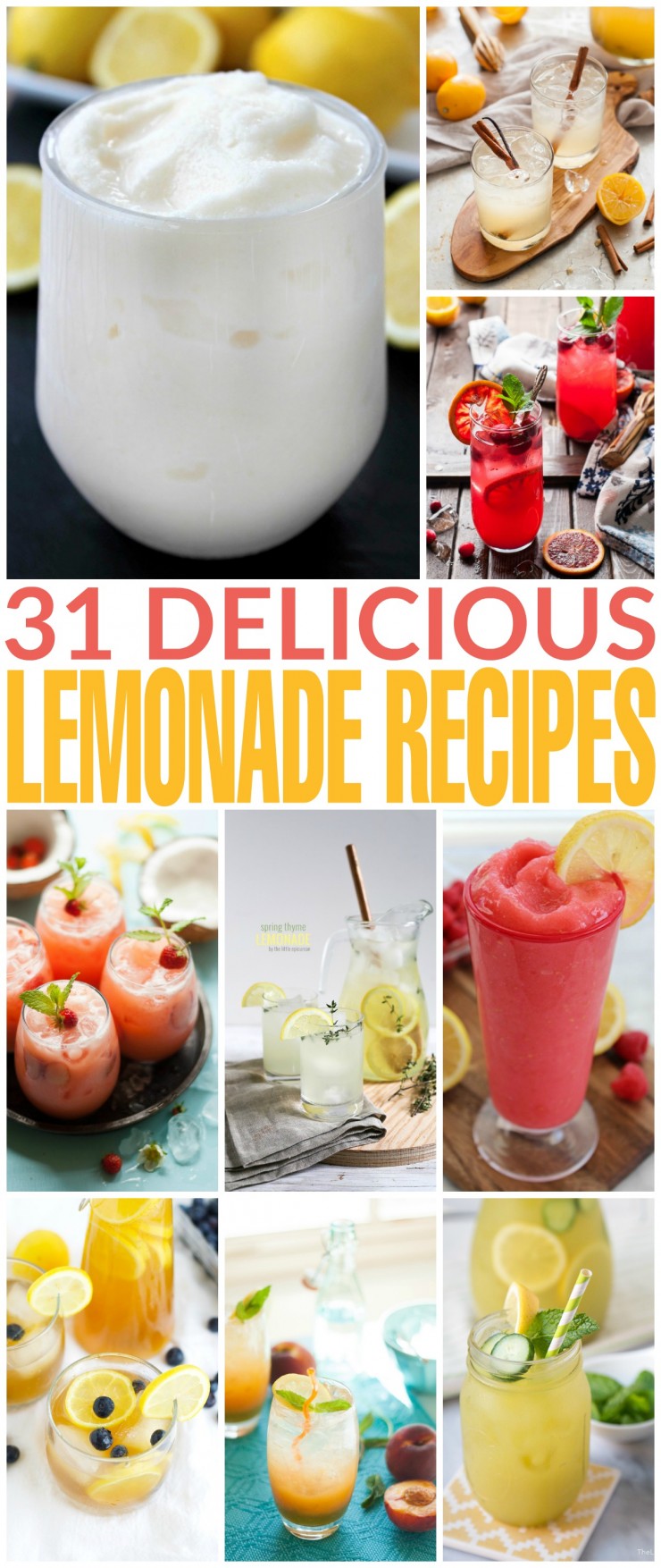 31 delicious lemonade recipes perfect for cooling down from the summer heat with. There is nothing like a cool drink of lemonade!
