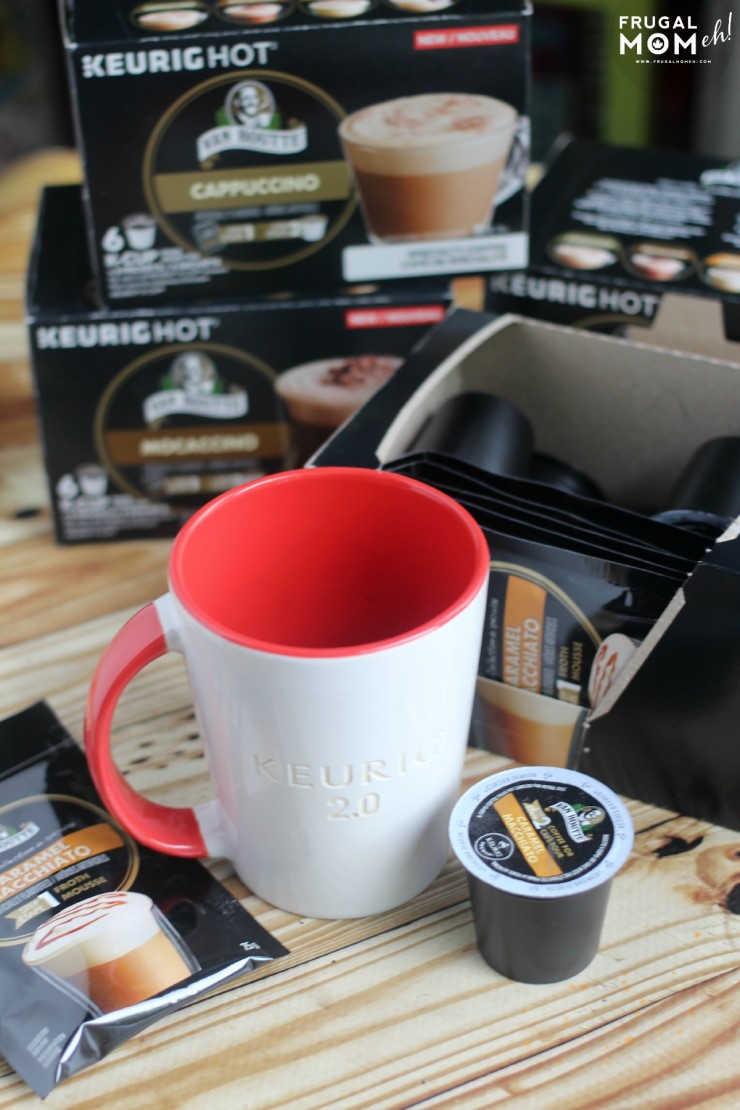 Treat yourself with the NEW Van Houtte Specialty Collection including cappuccino, moccaccino, caramel macchiato and vanilla latte.