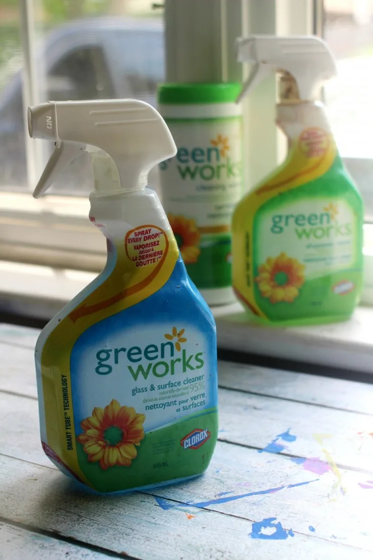 Green Works Naturally-Derived Products to help you clean up all those #GloriousMesses!