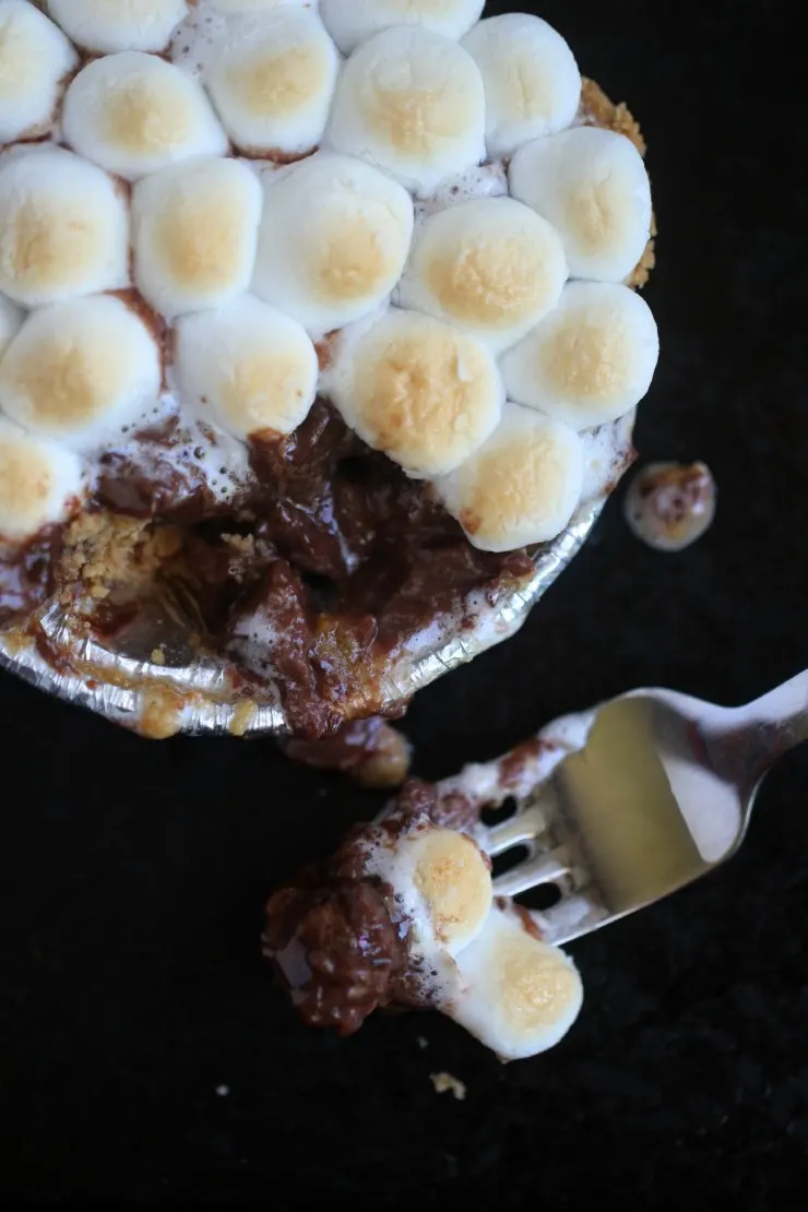 These Peanut Butter S'mores Tarts take a summer camping classic dessert recipe and turns it on its head for a fun summer treat!