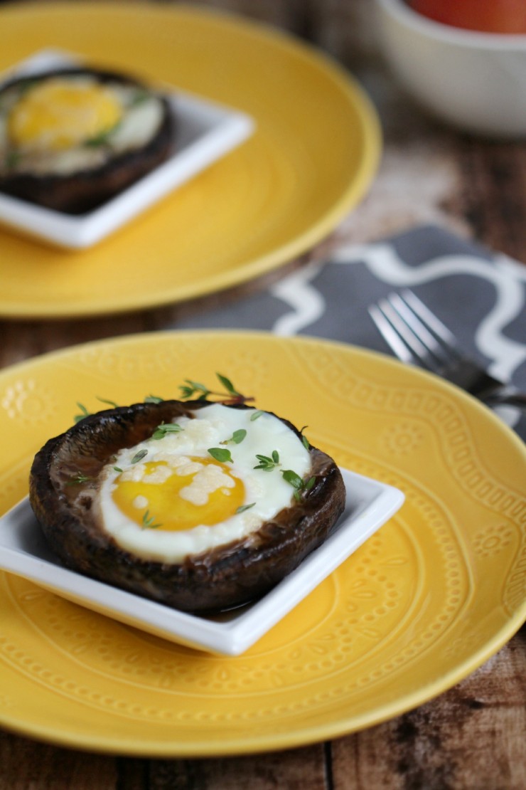 Grilled Eggs in Portobello Mushrooms - Perfect for Summer Barbecue!