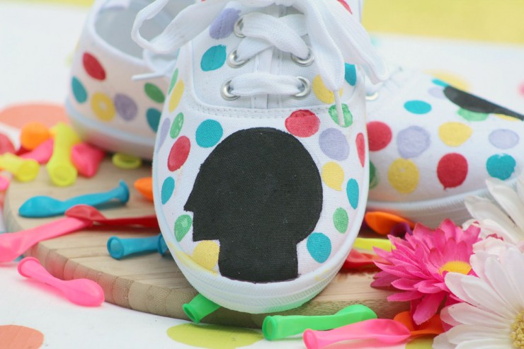 DIY Disney's "Inside Out" Themed Shoes