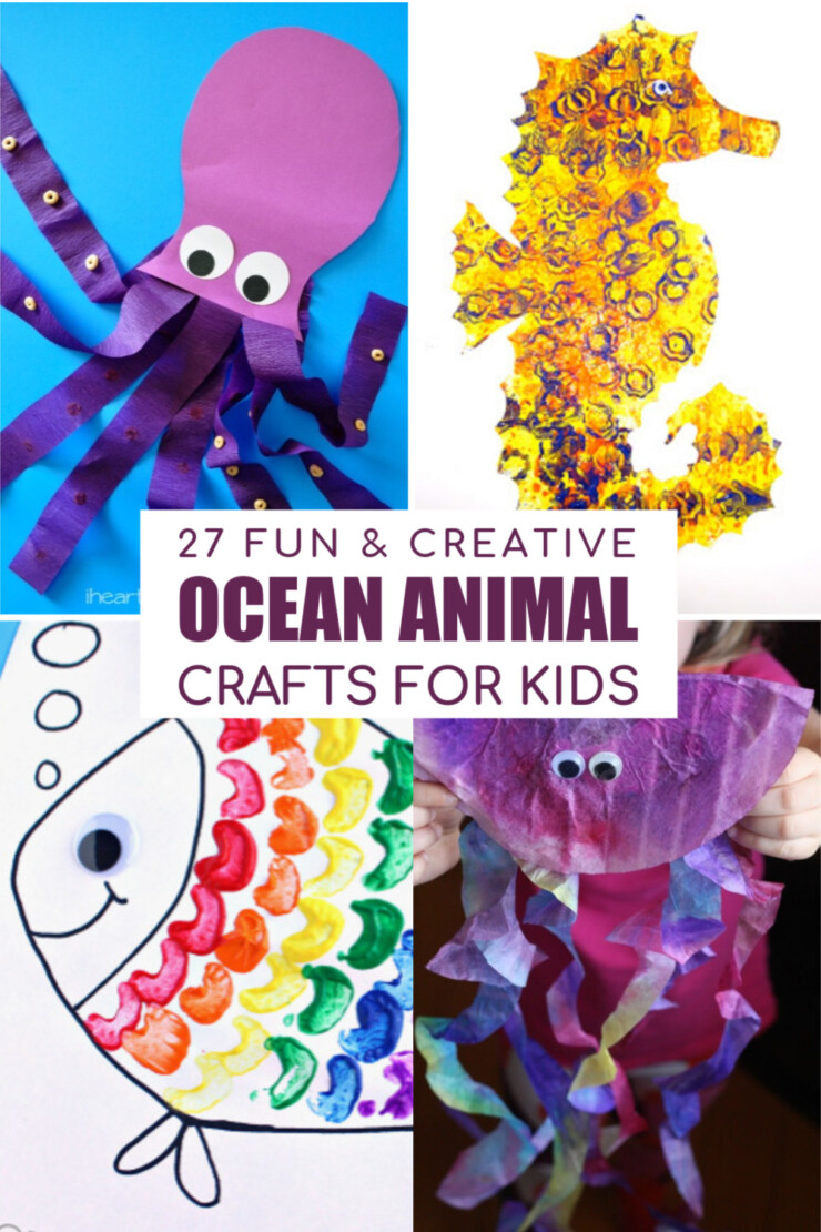 Check out these fun Ocean Animal Crafts that kids can do at home to help them explore life under the sea in fun and creative ways.