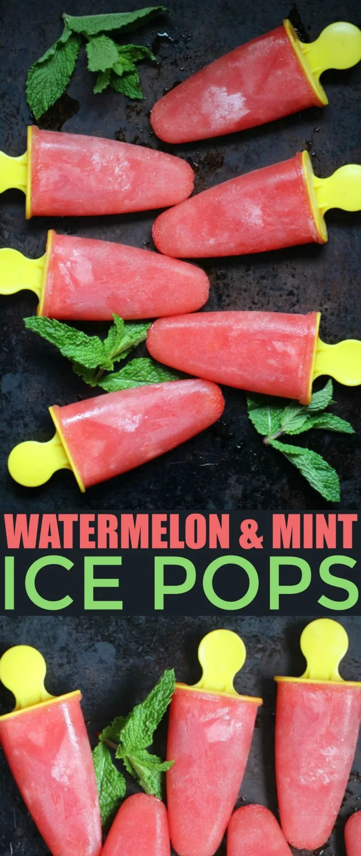 These Watermelon & Mint Ice Pops are quite possibly one of the most refreshing summer treats you can easily make at home yourself!