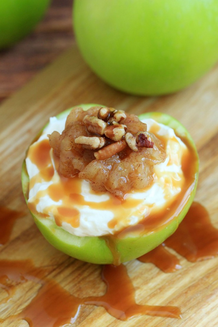 This Cheesecake Stuffed Apples Recipe is a decadent dessert full of bursts of fresh flavour!