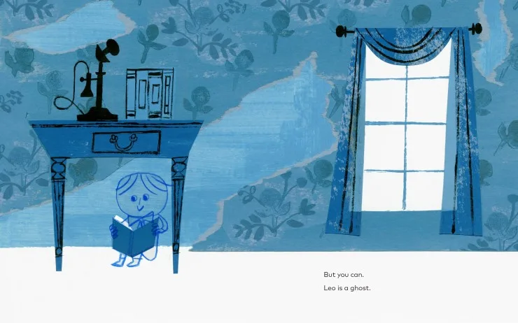 Leo: A Ghost Story by Mac Barnett, illustrated by Christian Robinson
