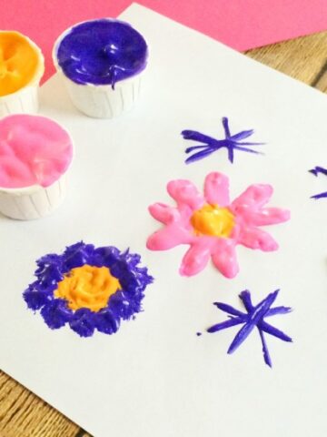 3-Ingredient Homemade Puffy Paint