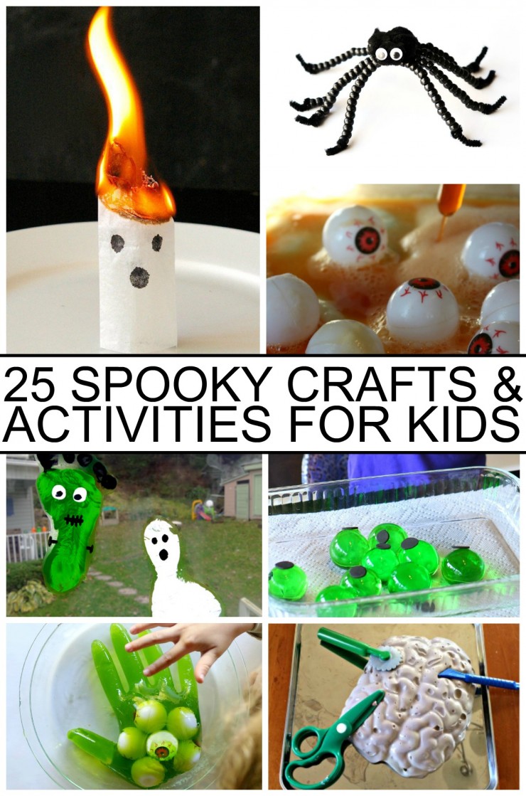 25 Spooky Crafts & Activities for Kids perfect for Halloween!
