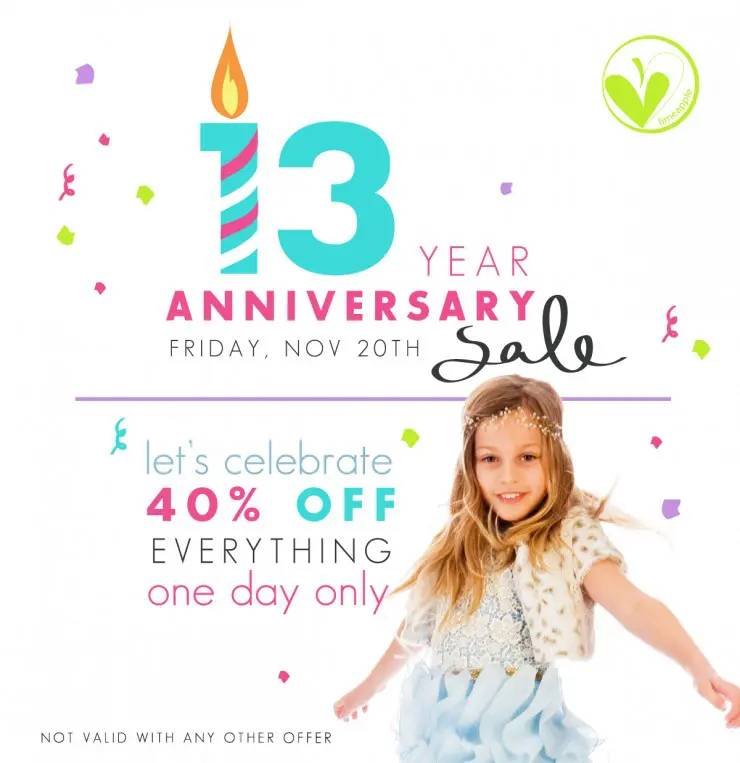 Holiday Style from Limeapple + 13th Anniversary Sale!