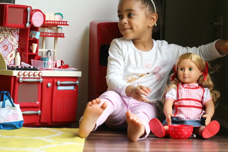 Our Generation Gourmet Kitchen Set & Deluxe Jenny Doll #FMEGifts2015