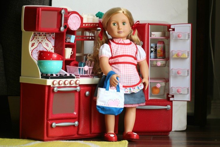 Our Generation Gourmet Kitchen Set & Deluxe Jenny Doll #FMEGifts2015